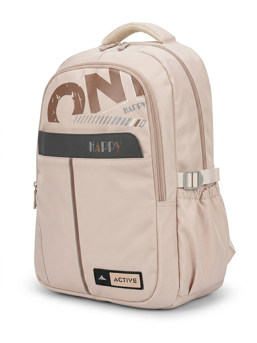 KOREAN BAG WHITE  CREAM 25L BACKPACK FOR CASUAL AND PROFFESIONAL USE WITH LAPTOP COMPARTMENTS