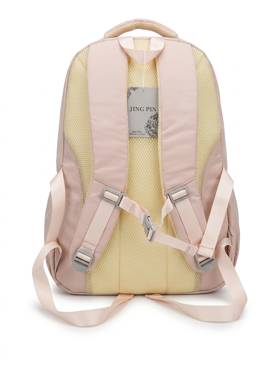 KOREAN BAG WHITE  CREAM 25L BACKPACK FOR CASUAL AND PROFFESIONAL USE WITH LAPTOP COMPARTMENTS