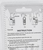 SAPPHIRE TSA LOCK COMBINATION FOR LUGGAGE STUITCASES