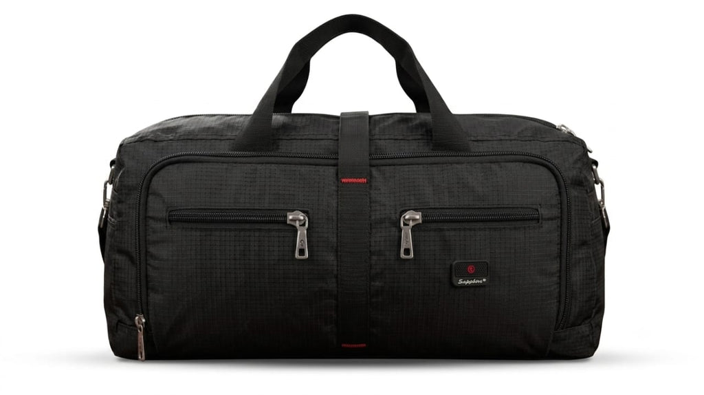 SAPPIRE FOLDABLE PACKET SIZE LUGGAGE BAG BLACK 22" 7KG SUITABLE FOR CABIN USE