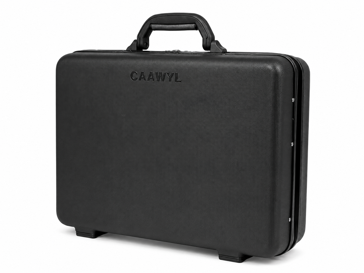 CAAWYL BRIEFCASE 18"  Briefcase, Dark Grey, 18L x 14H x 5W Inch For Files Papers Documents