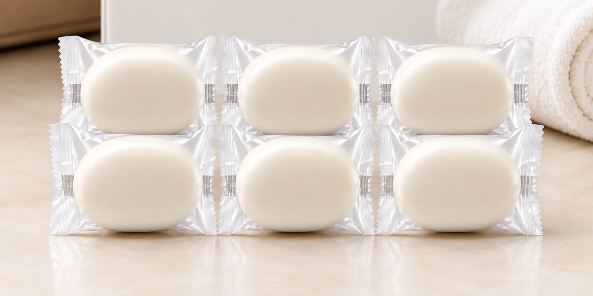 Unscented Soaps Pack of 6 for Hajj Pilgrims 50g