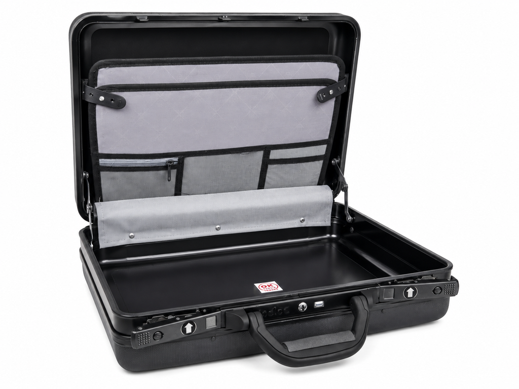 CAAWYL BRIEFCASE 18"  Briefcase, Dark Grey, 18L x 14H x 5W Inch For Files Papers Documents