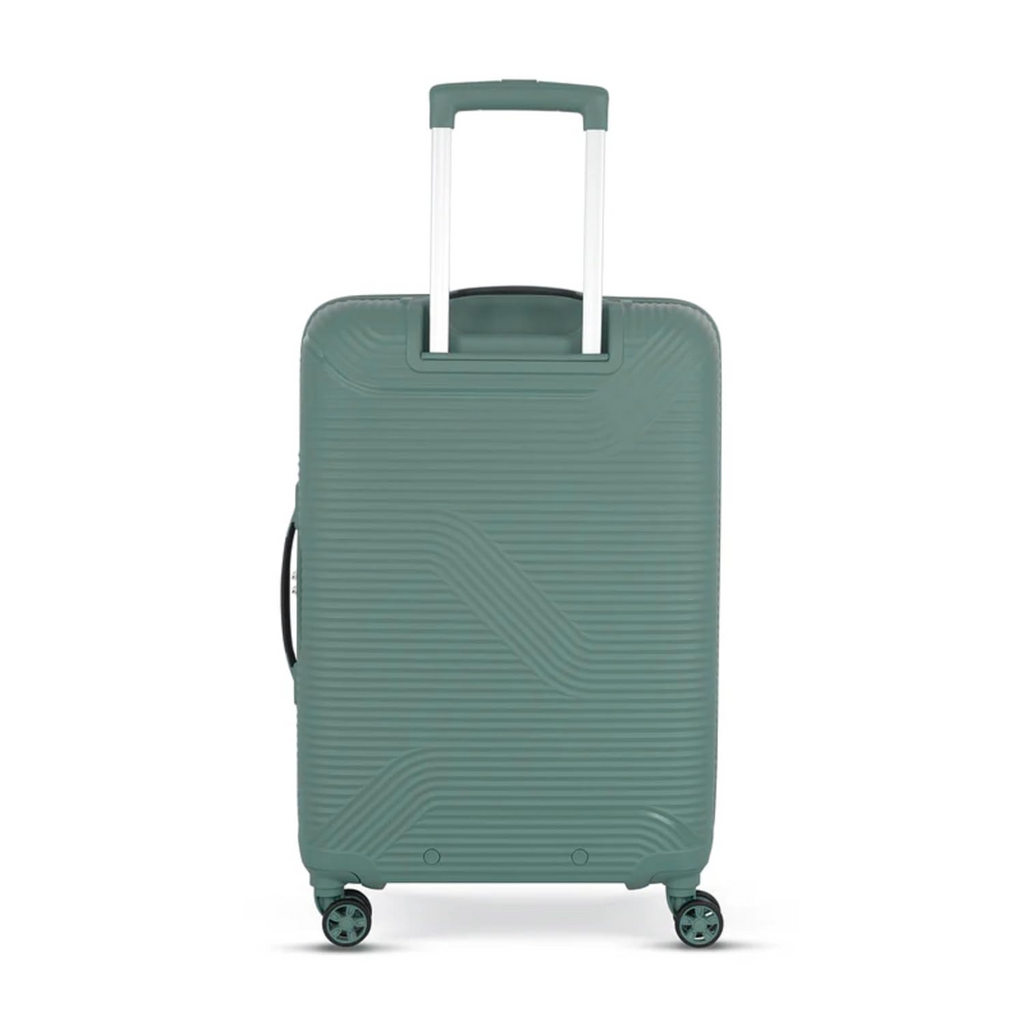 Kamiliant Nexus 3-Piece Luggage Set | PP Hard-Shell Trolley with 8 Spinner Wheels & 3-Digit Lock, Trolley Bag/Luggage/Suitcase for Travel for Men and Women (Sage Green, Set of 3 (55 cm/69 cm/79 cm))