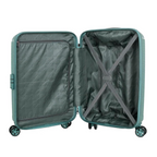 Kamiliant Nexus 3-Piece Luggage Set | PP Hard-Shell Trolley with 8 Spinner Wheels & 3-Digit Lock, Trolley Bag/Luggage/Suitcase for Travel for Men and Women (Sage Green, Set of 3 (55 cm/69 cm/79 cm))