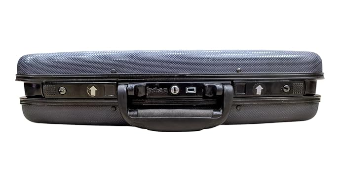 CAAWYL 17L×13H×4W Inch Briefcase – Grey | Water-Resistant Office & Travel Organizer | Easy-Go Design | Ideal for Advocates, Engineers, Documents & Tools